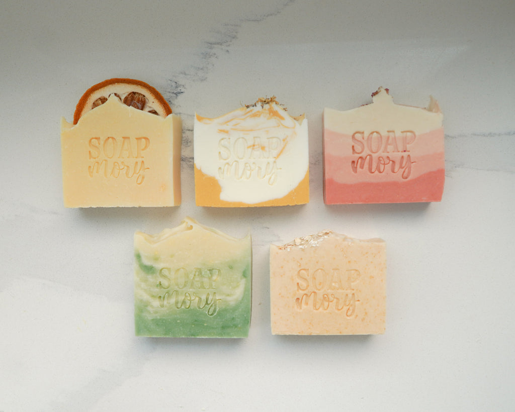 5 different Handmade Soap by Soapmory