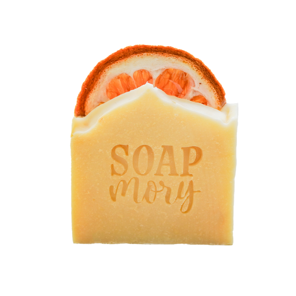Citrus Morning Handmade Soap with an orange flavor by Soapmory
